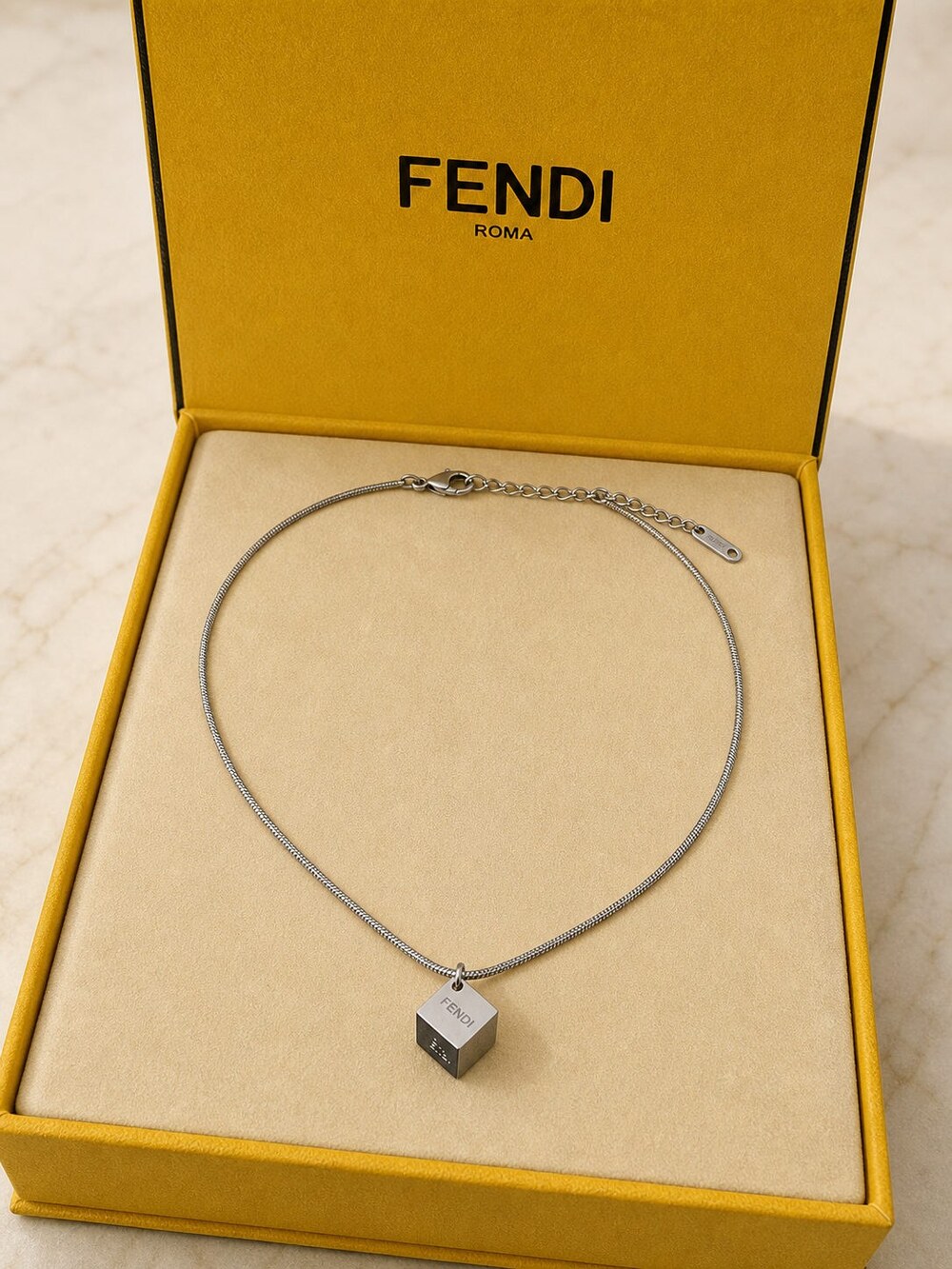 Fendi Modern Designer Necklace Style 4 | New with Box